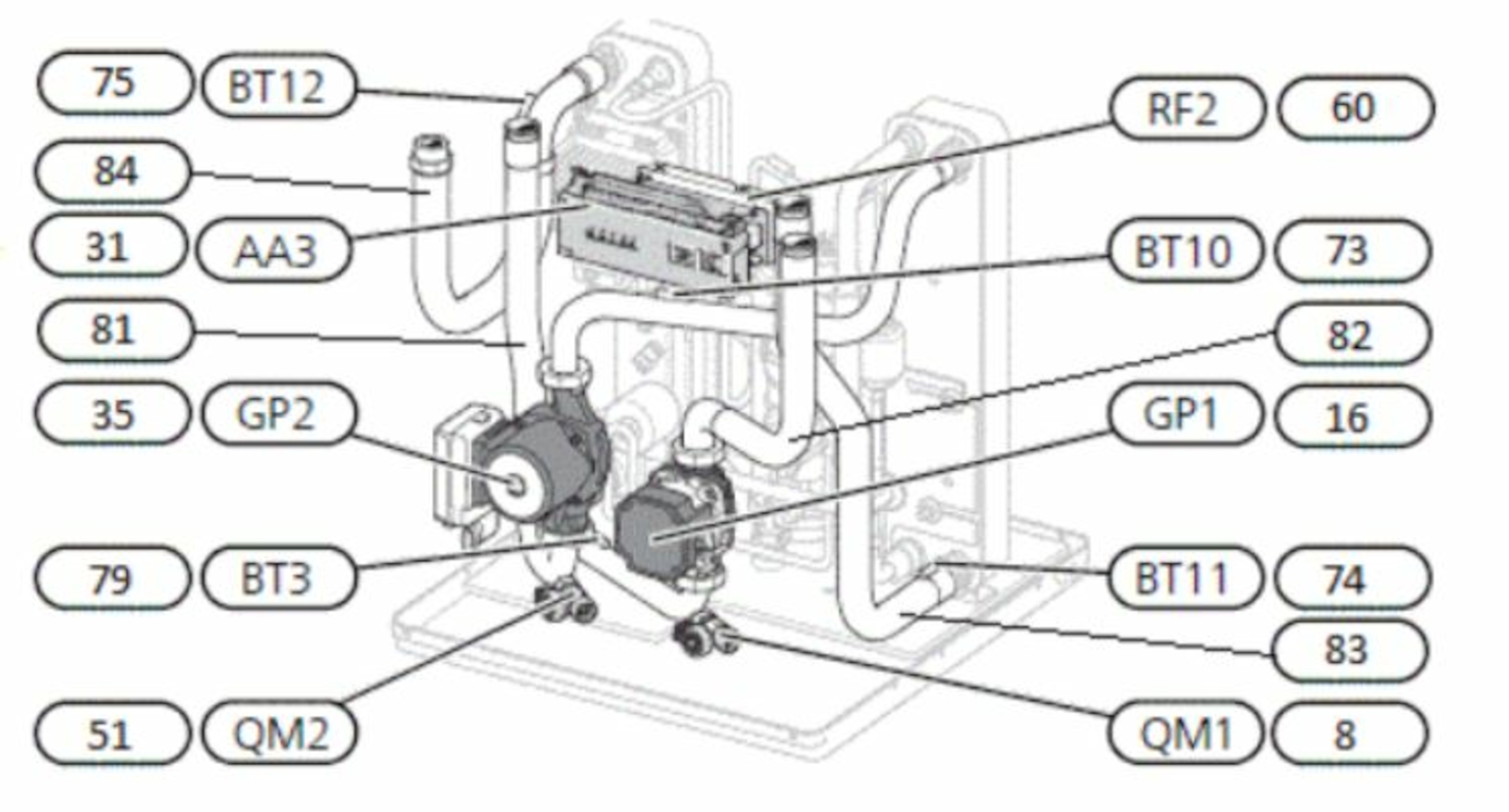 S1155-6 EM Inverter, 3~ 230 V, v&#230;ske-vann varmepumpe