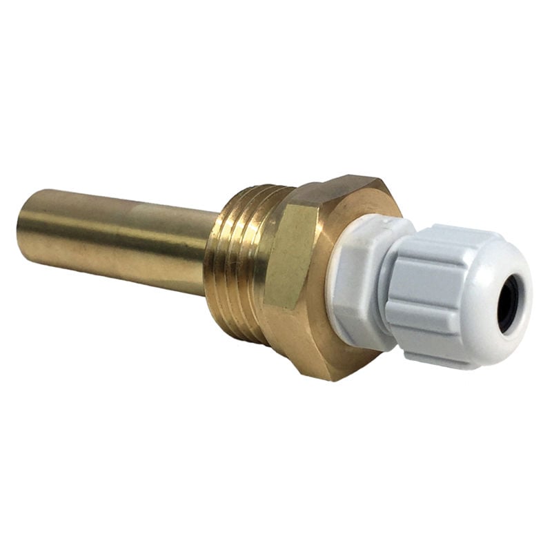 1/2" lengde 55 mm, følerlomme i messing