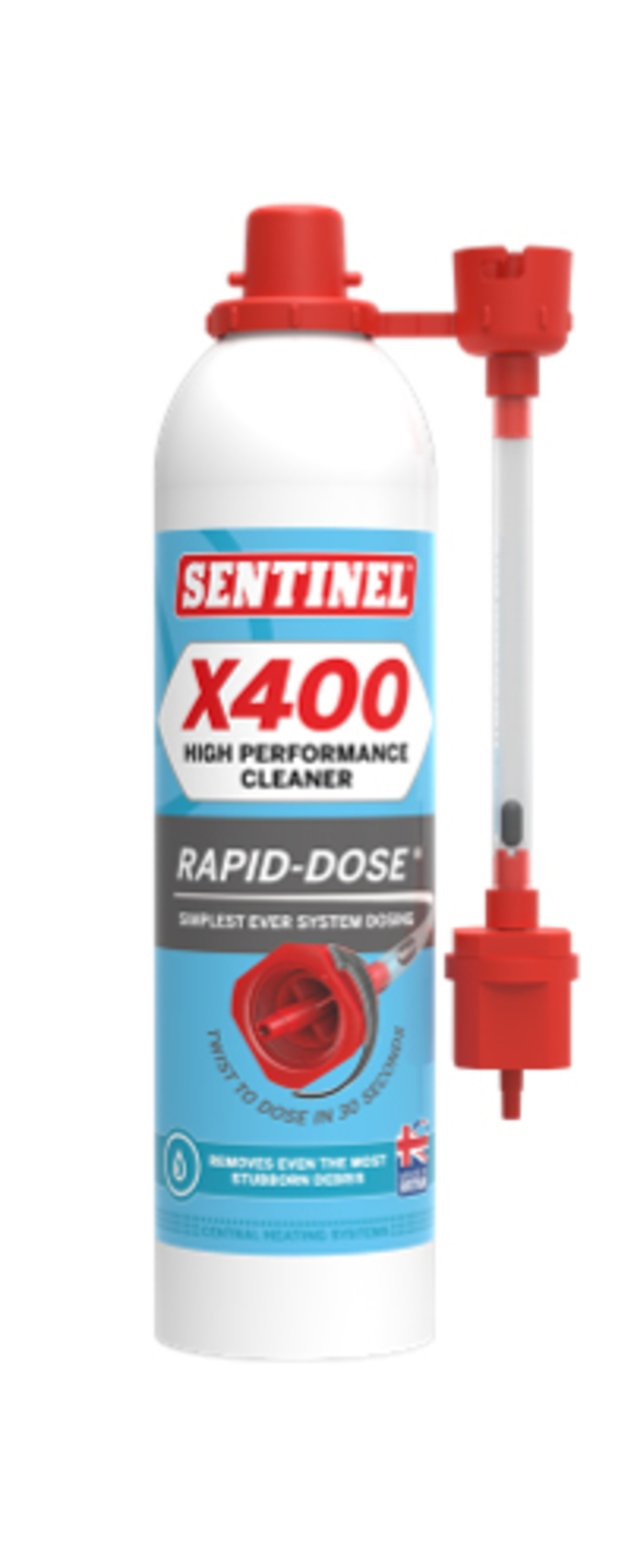 X400 Kraftig rens eksisterende systemer, vedlikeholdsdosering, 0,3 liter