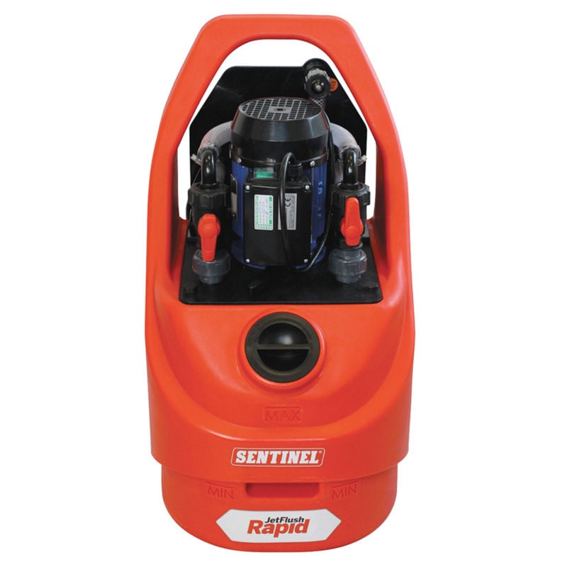 Sentinel jetflush skyllestasjon for varmeanlegg