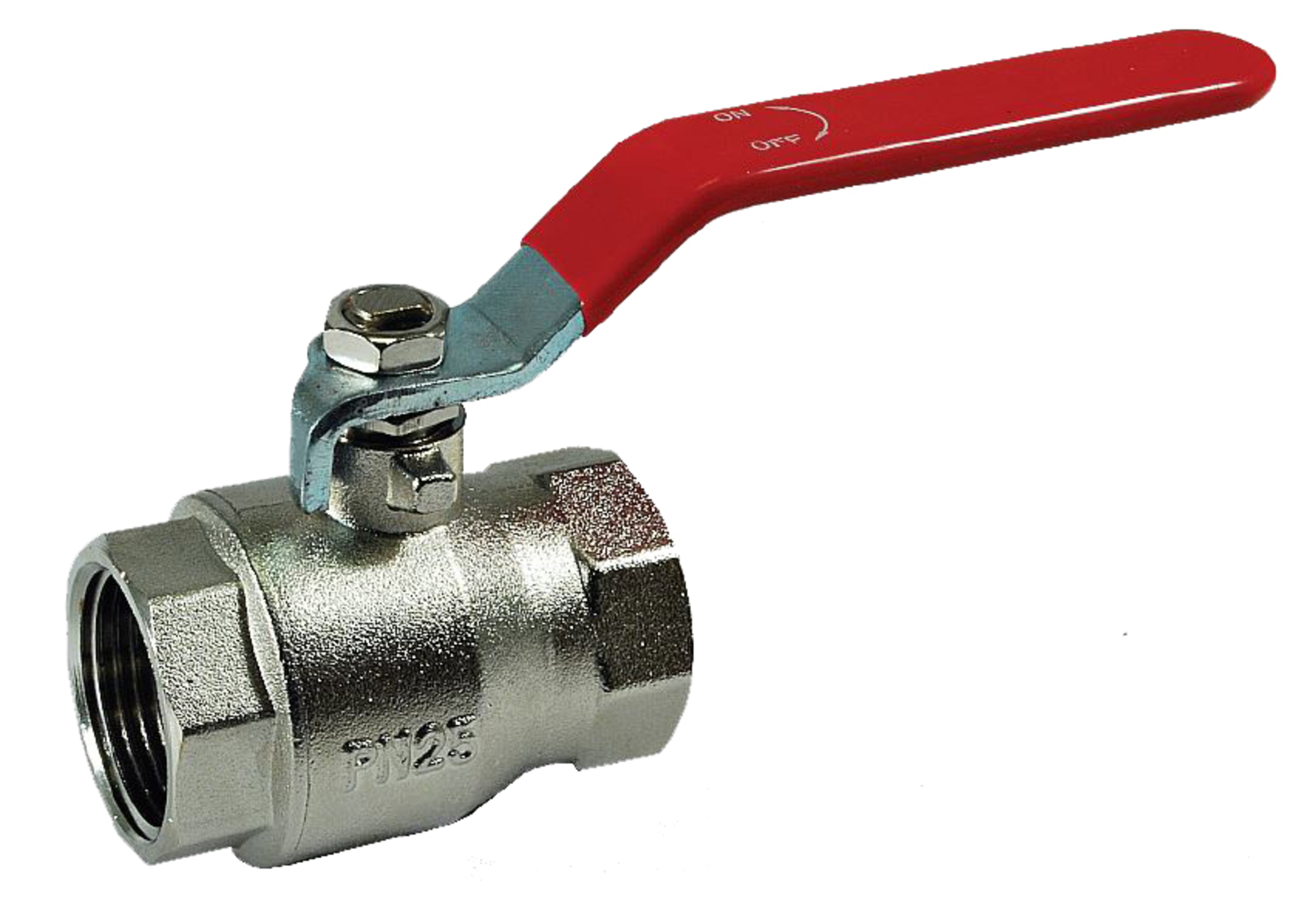 Kuleventil 190 med hendel, 3/4" innv. gjenger