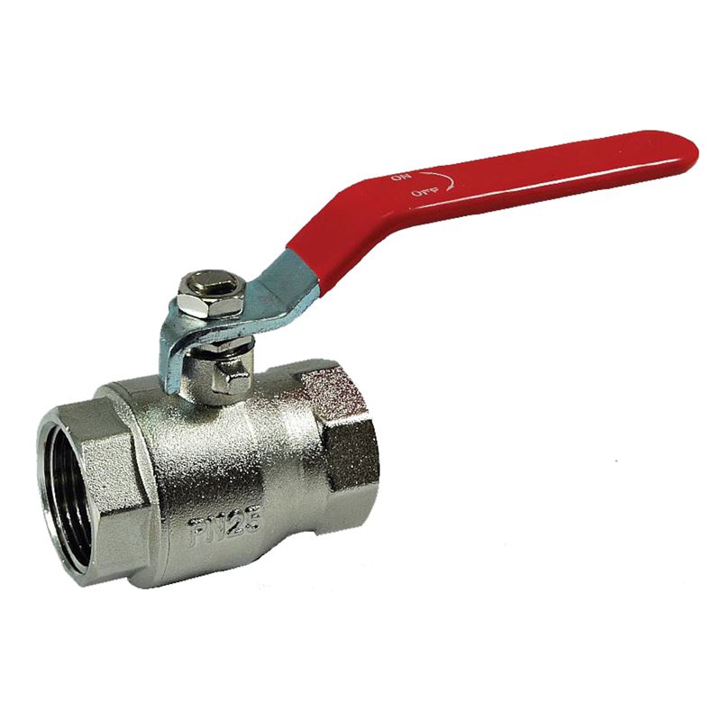 Kuleventil 190 med hendel, 3/4&quot; innv. gjenger