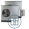 F2050-16 Inverter master/slave med SMO 40, 1~ 230 V systempakke luft-vann varmepumpe