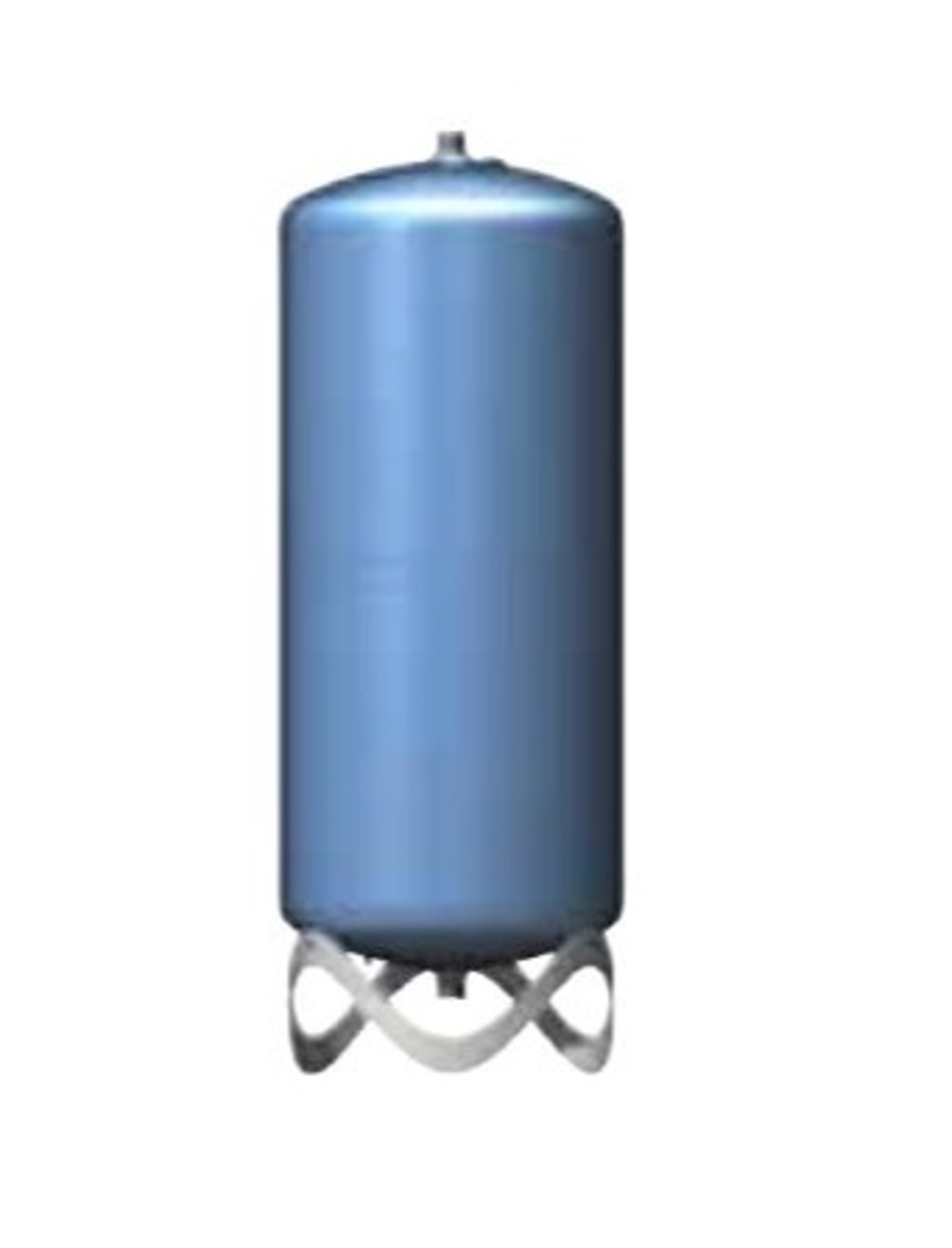 AUF 140 liter ekspansjonskar for gjennomstrømning, gulvstående tilkobling 2 x 1 1/4" utv. gjenger