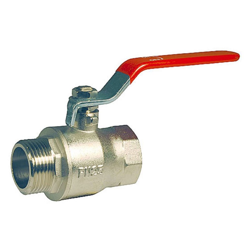 Kuleventil 192 med hendel, 3/4" innv./utv. gjenger