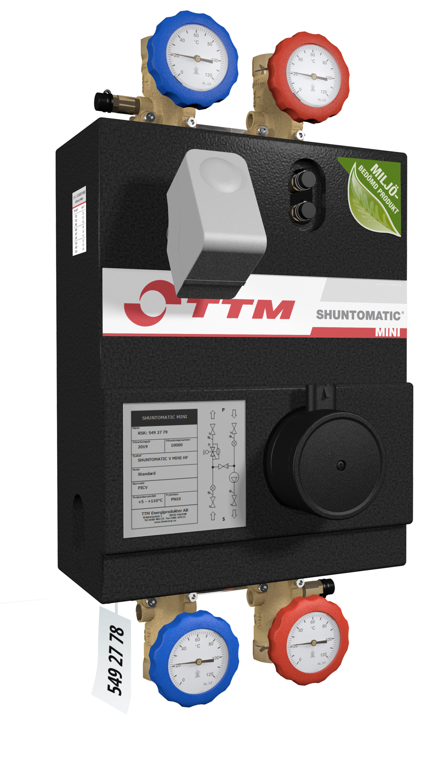 Shuntomatic V Mini 1 shuntgruppe, 1,2-2,2 kW