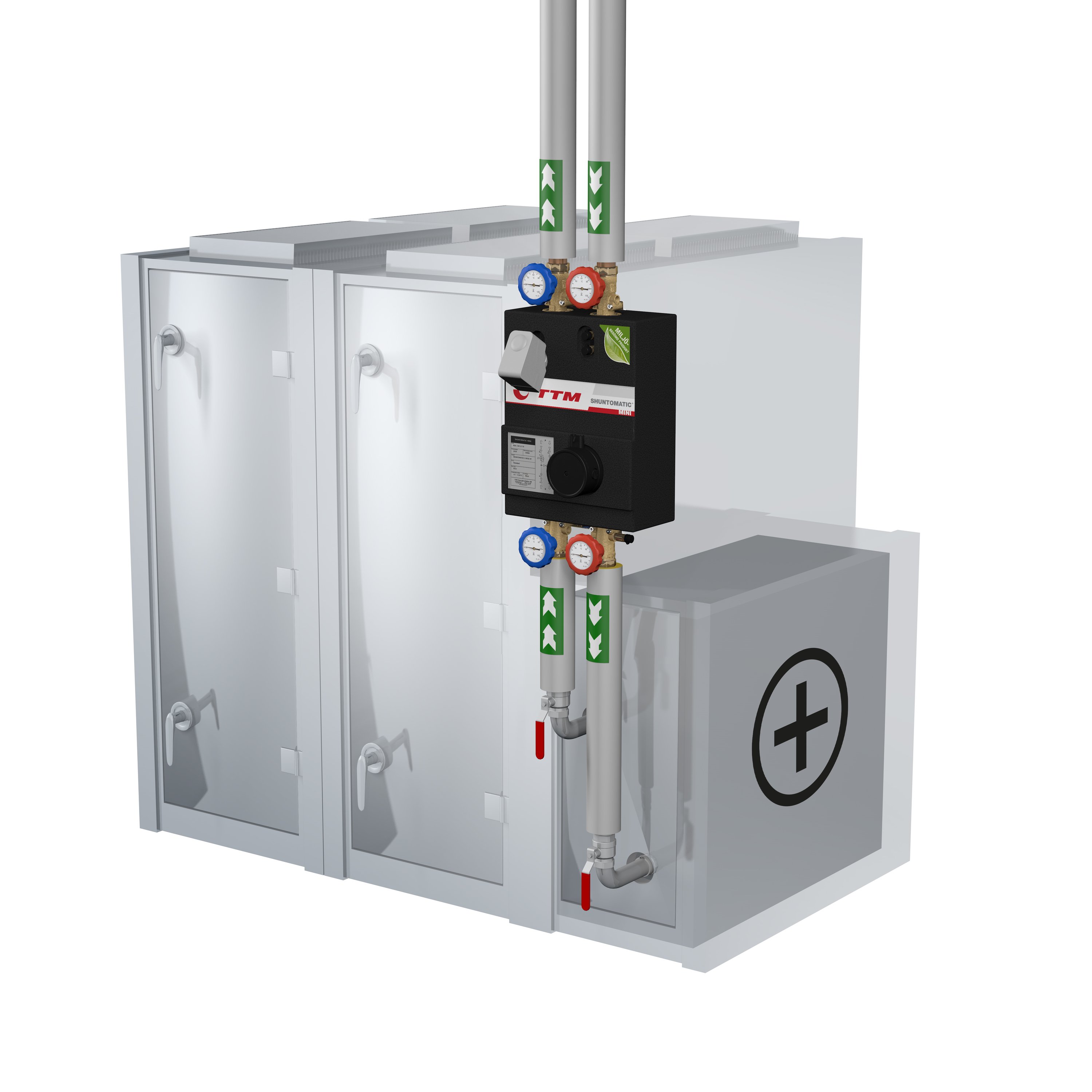 Shuntomatic V Mini 1 shuntgruppe, 1,2-2,2 kW