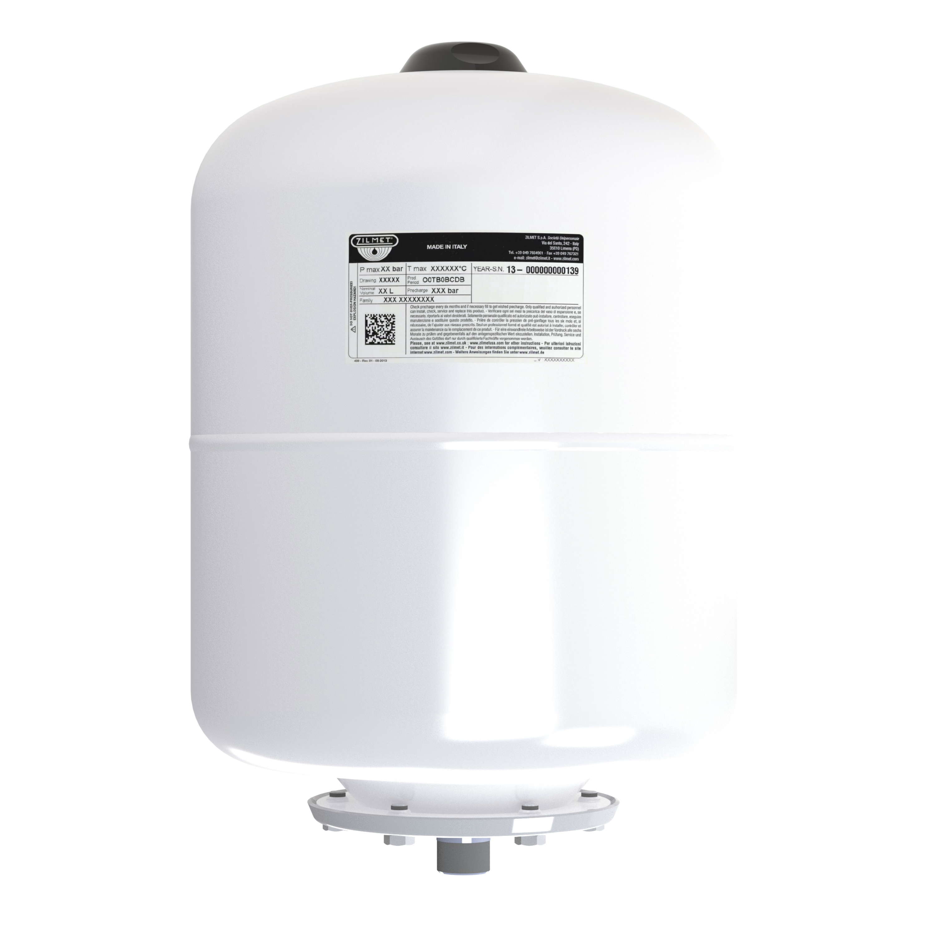 R526212 Zilmet Ekspansjonskar Ultra Pro 18 L for tappevann