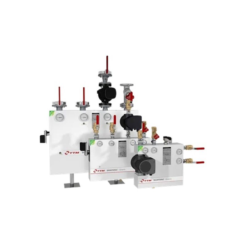 Shuntopac® Dynamic, shuntgruppe med innebygget differensialtrykkregulering og dynamisk balansering
