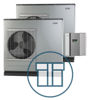 F2050-12 Inverter master-slave med SMO 40, 1~ 230 V systempakke luft-vann varmepumpe