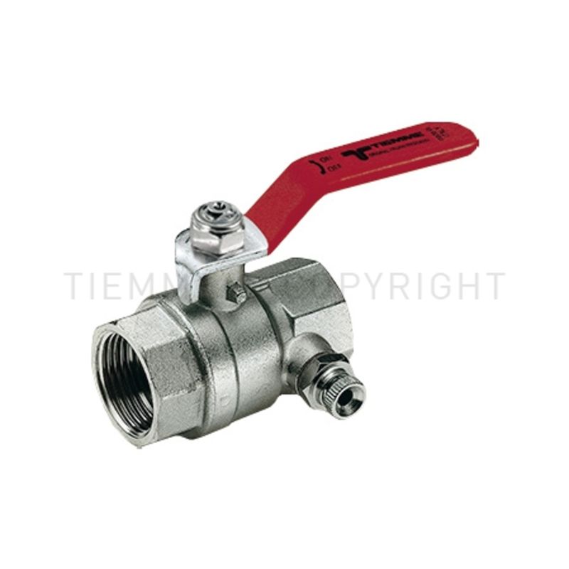 Serviceventil med hendel, 3/4" innv. gjenger