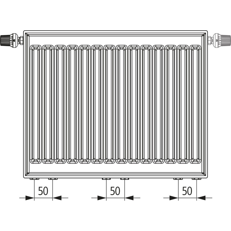 Radiator Profil Vmulti 12-400x1000