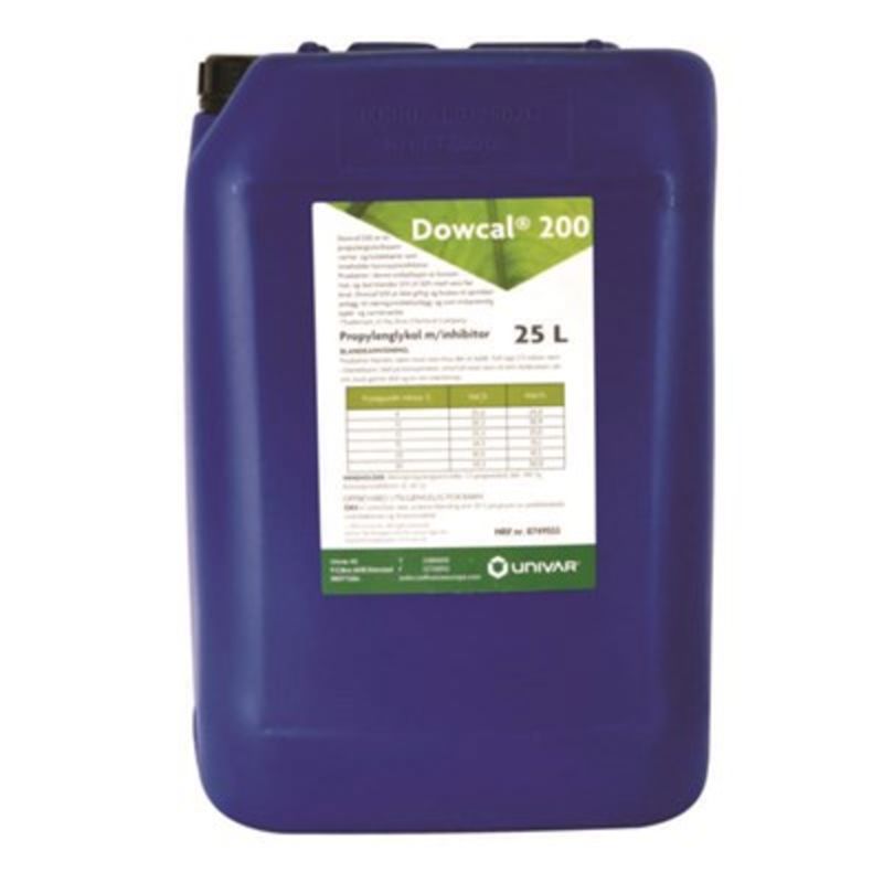 Dowcal 200 propylenglykol, inhibitert, 25 liter kanne