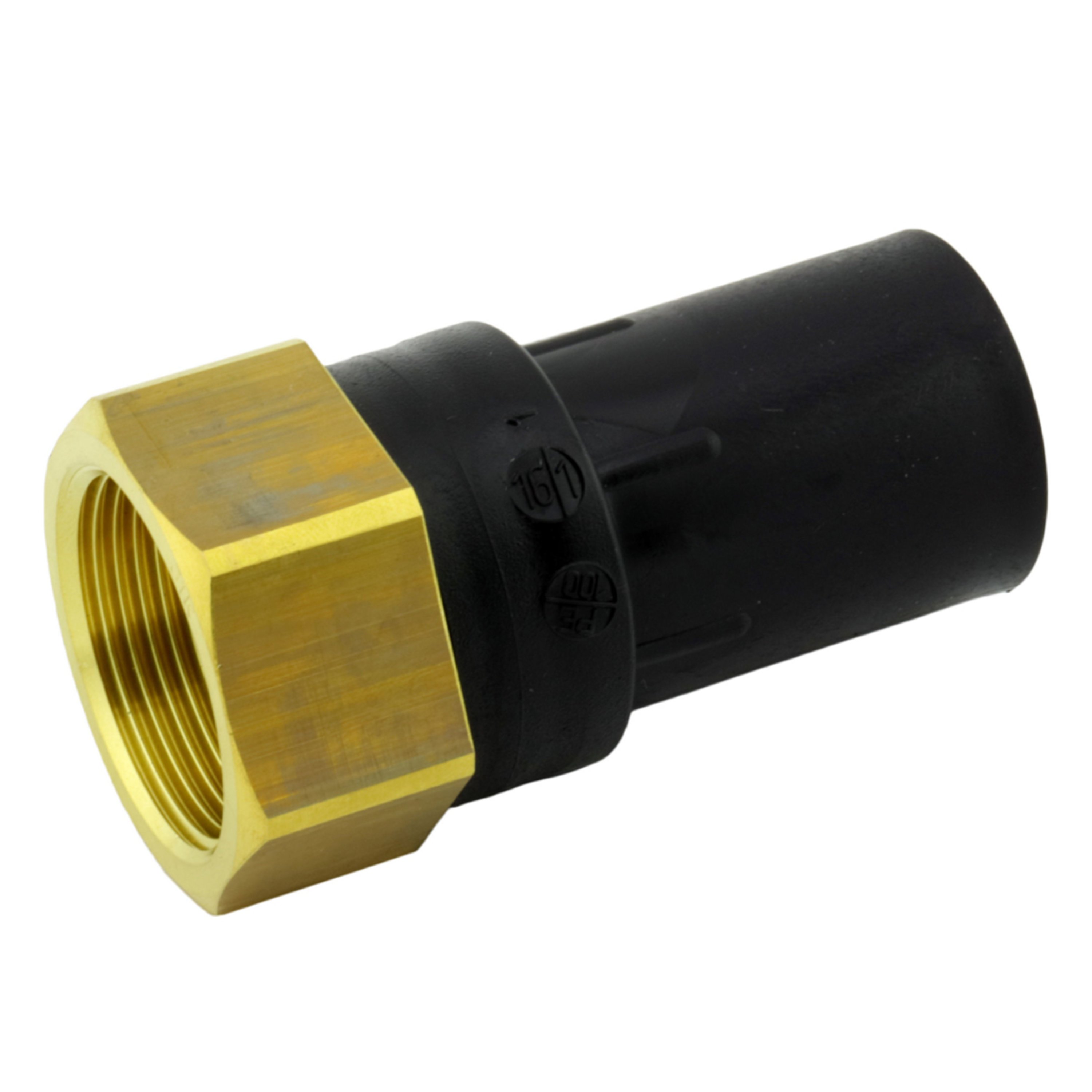 R556449 Messing overgangsnippel m innvendige gjenger