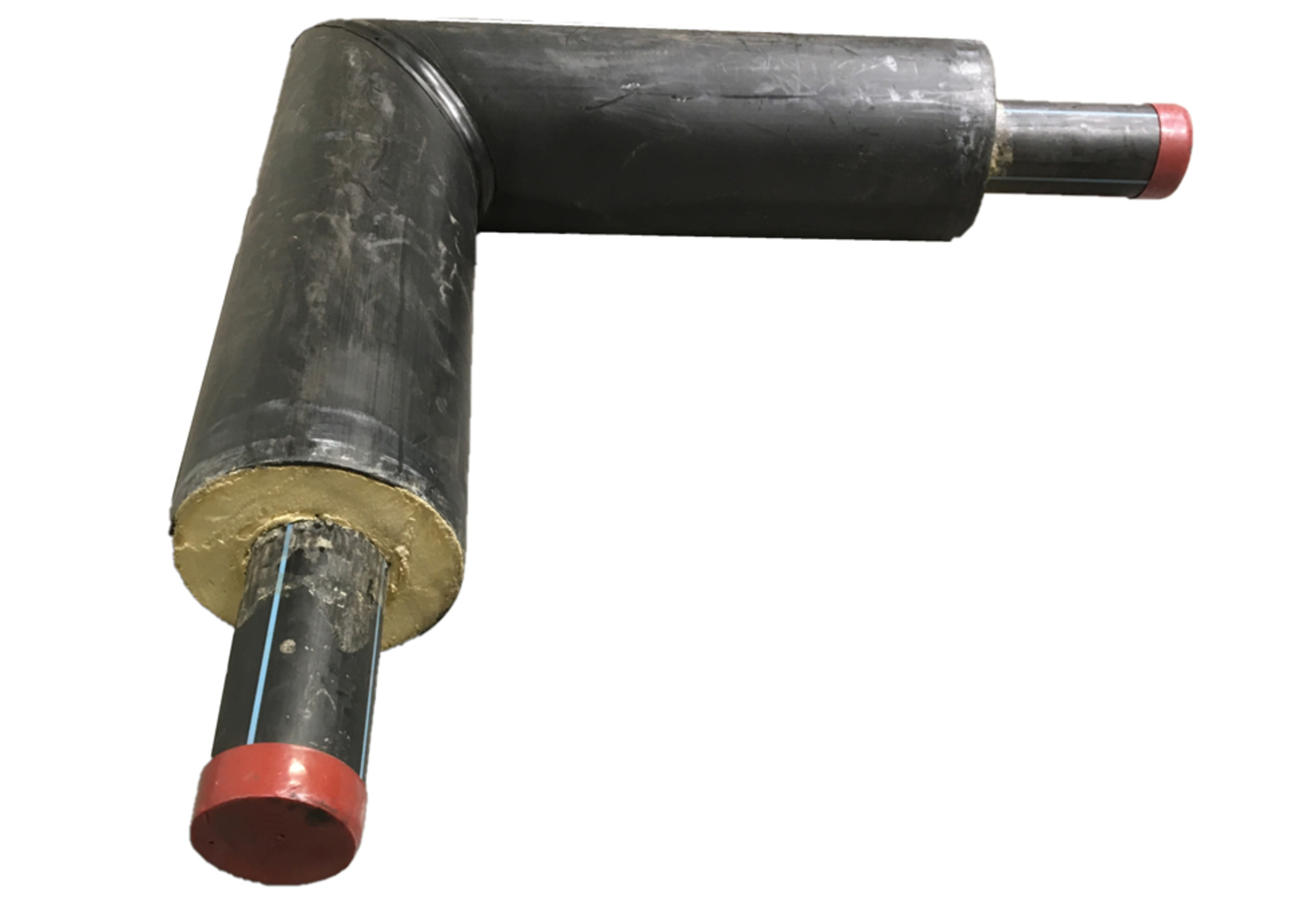 Isolert 90° bend, PE100 SDR17, Ø 75/140 mm