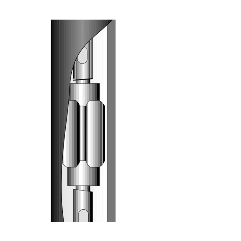 Vingestyring for ODEX-76, R38, Ø 76 x 180 mm