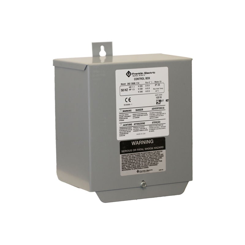 Startboks for Franklin 1~ 230 V 0,75 kW