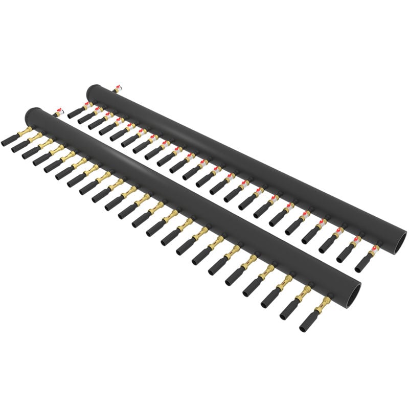 Samlestokk i plast, sett m/ 22 uttak