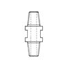 Overgang, 3&#160;1/2&quot;&#160;Pin&#160;x&#160;3&#160;1/2&quot;&#160;Pin, &#216; 114 x 90 mm