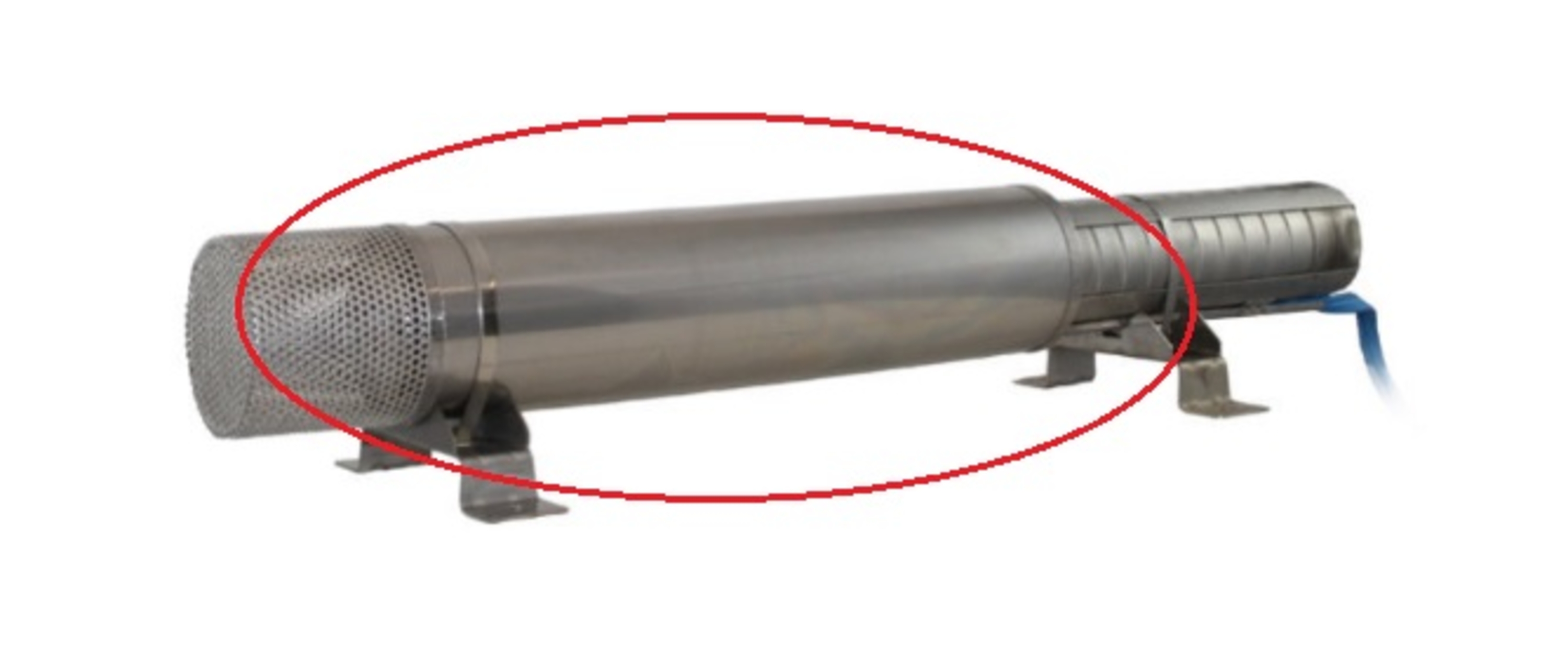 4" WPS kapsling Ø 115 x 500 mm