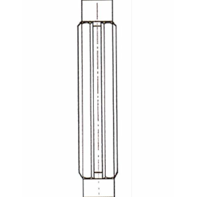 Ytterr&#248;r for COP W4, 4 ribber, &#216; 114 mm