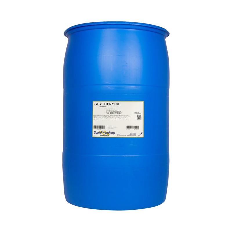 Glytherm 20 propylenglykol, inhibitert, 200 liter fat