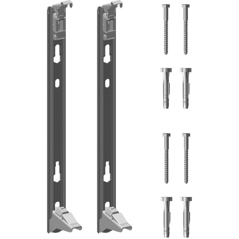 Veggbrakett for Profil type 22, H=200mm, sett med 2 braketter