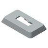 Dekkskive for brakettr&#248;r 30 x 10 mm, r&#229;gulv montasje
