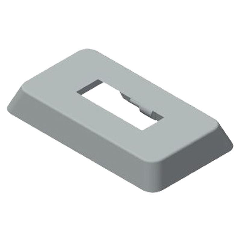 Dekkskive for brakettr&#248;r 30 x 10 mm, r&#229;gulv montasje