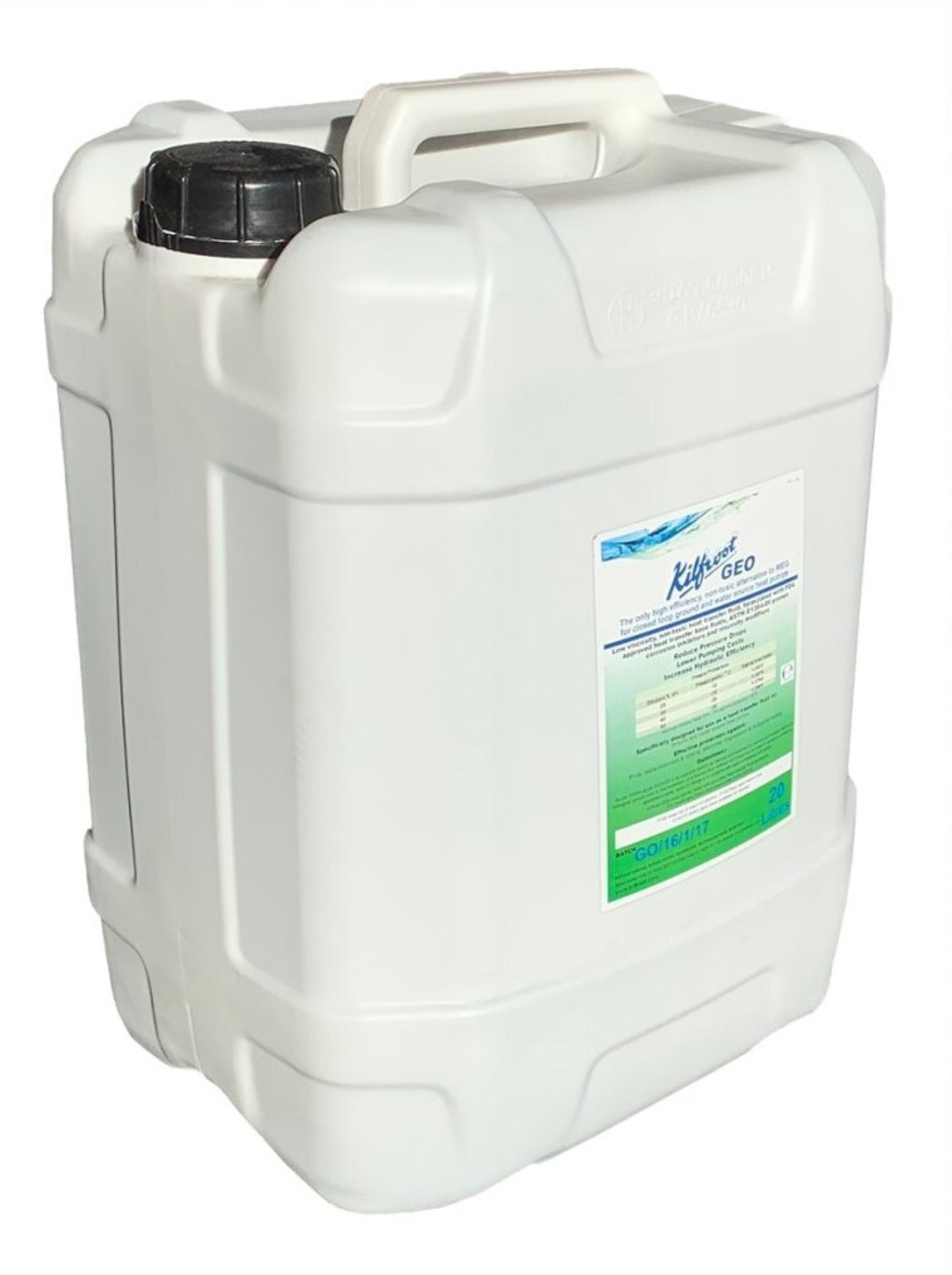 Kilfrost Geo ALV Plus, næringsmiddelsgodkjent m/ lav viskositet, konsentrat, 20 liter kanne