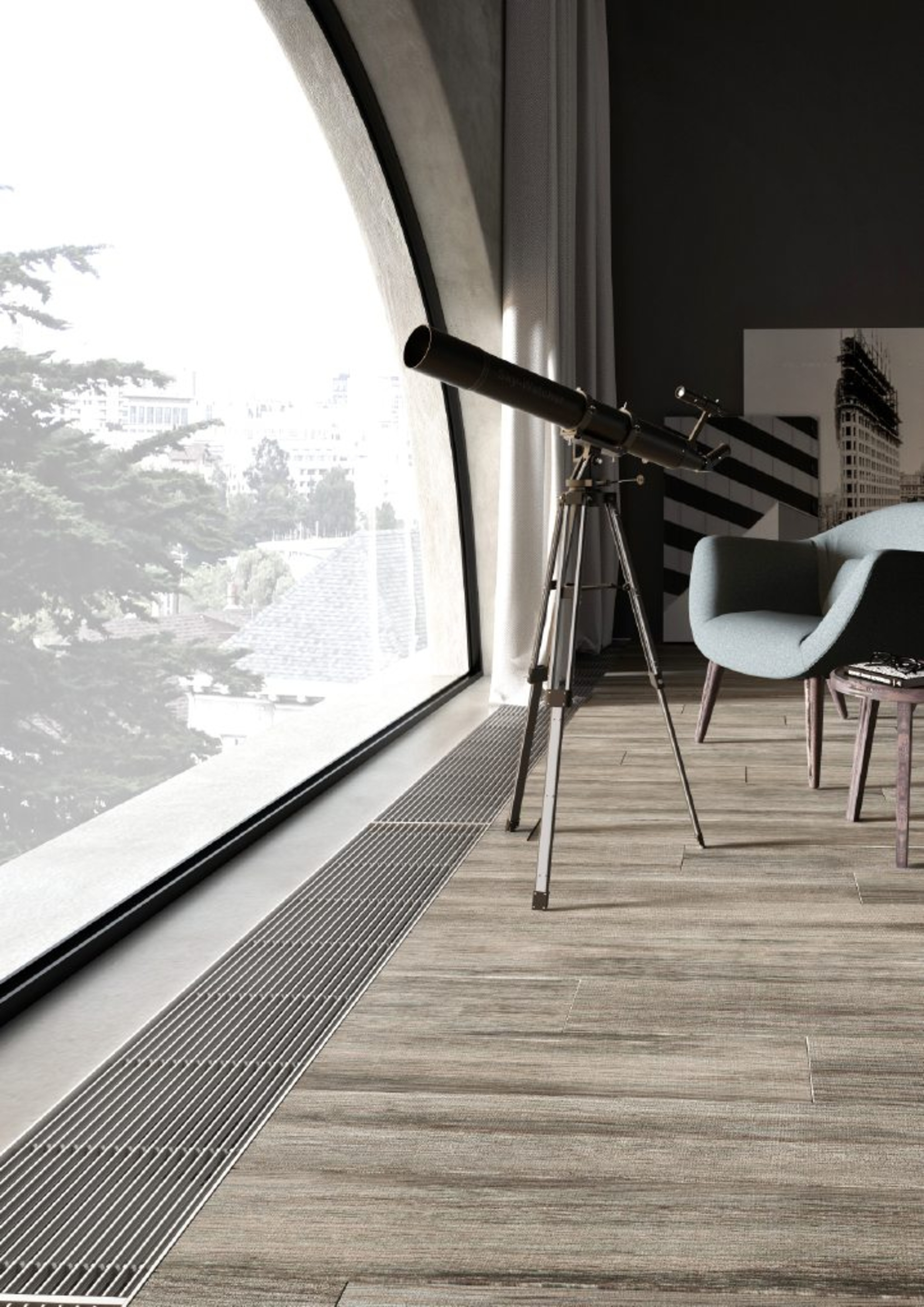 Ascotherm eco konvektor med vifte for nedfelling