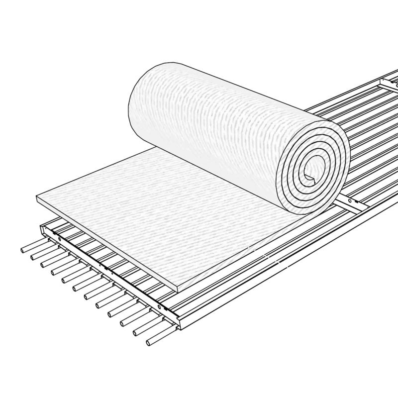 Isolasjon 30 mm for varmestrips, modell 030, pr. meter, leveres separat på rull