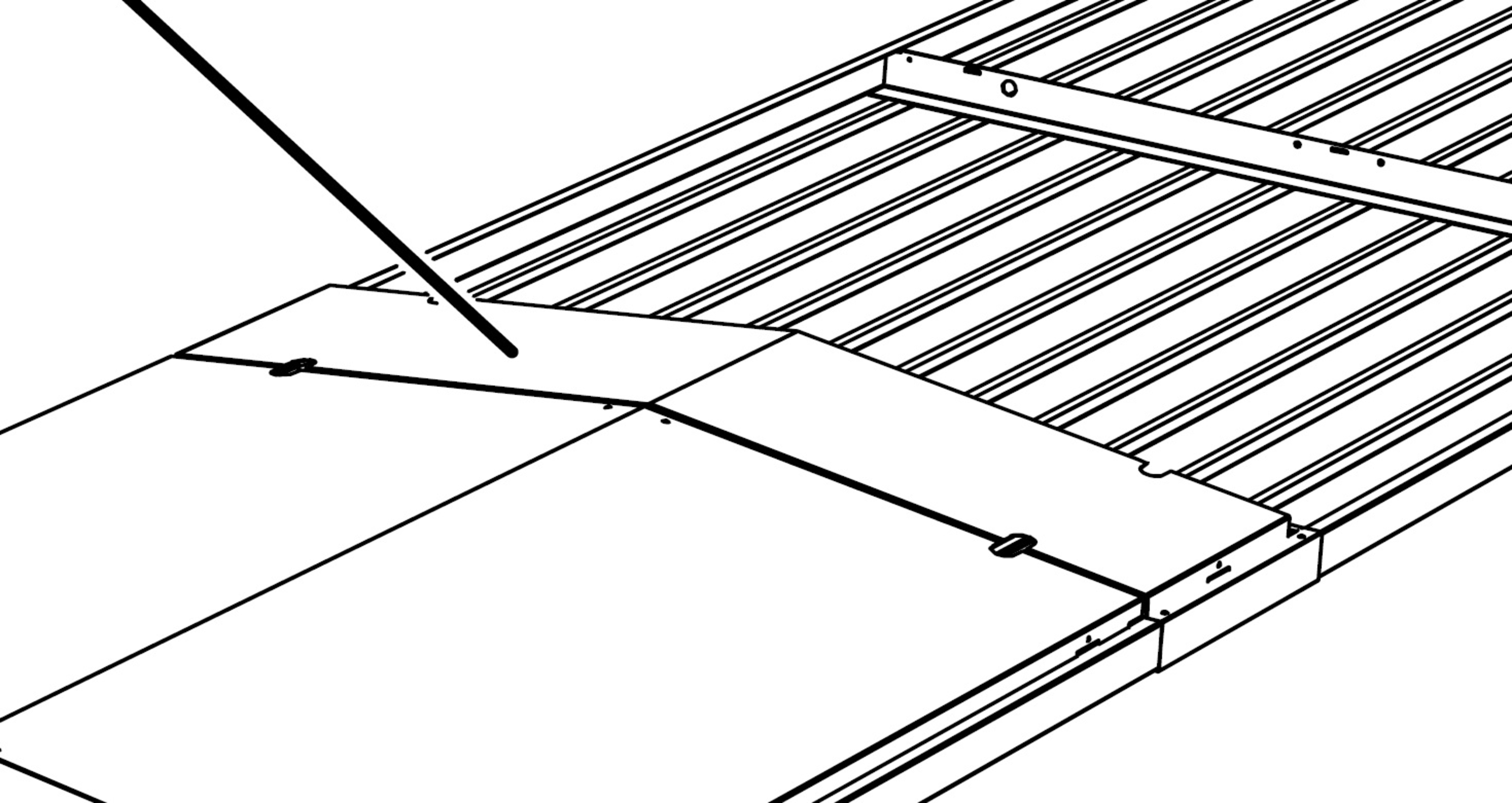 Skjøtedeksel for ballavviser til varmestrips DS-ST18 3/4-030 og ST28 2-030