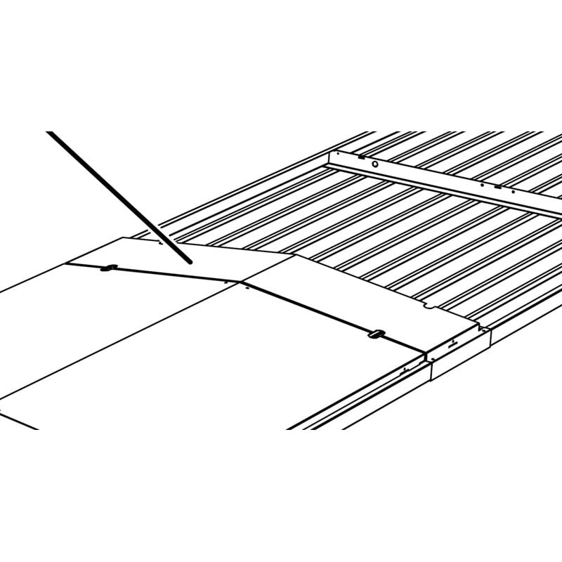 Skjøtedeksel for ballavviser til varmestrips DS-ST18 3/4-030 og ST28 2-030
