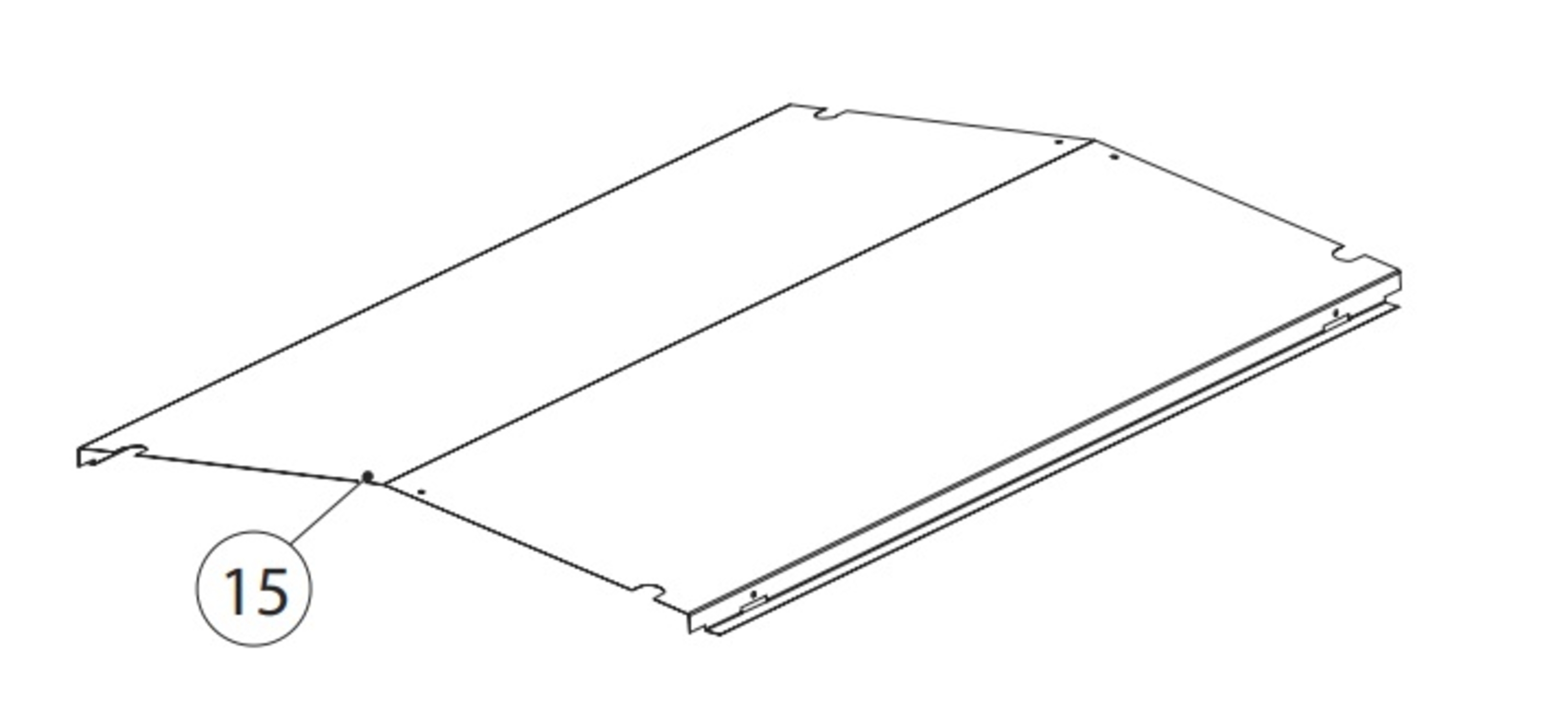 Ballavviser for varmestrips DS-ST18 3/4-030 og ST28 2-030, 1 meter