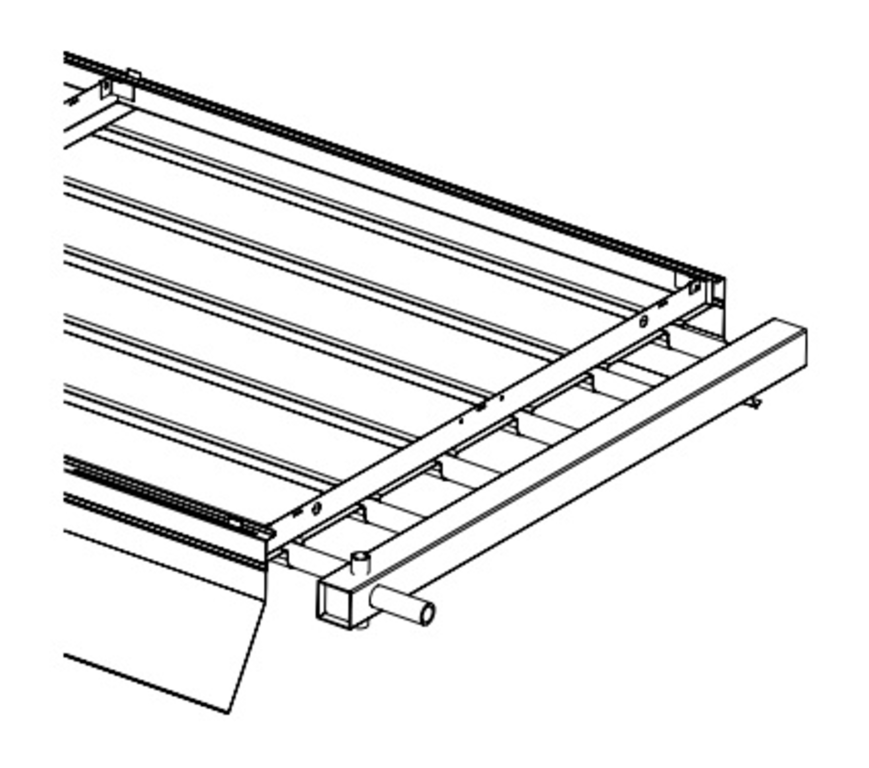 Varmereflekterende sideskjørt for varmestrips, leveres i par 1+1 meter