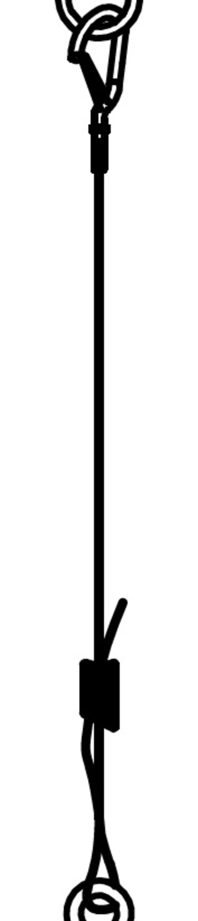 Opphengswire for varmestrips model 030 - 120, 1 meter