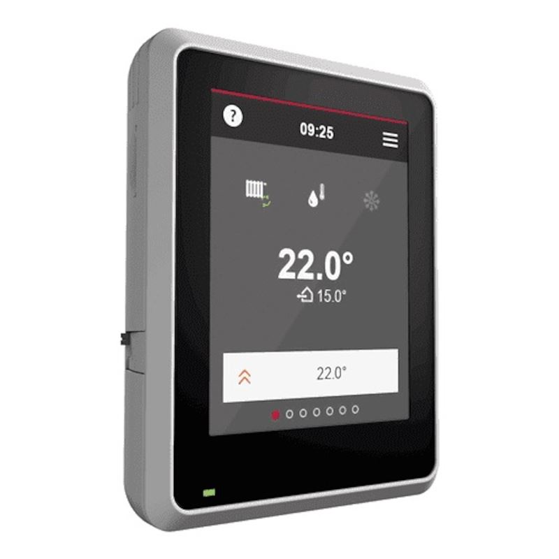 RBE+ styrepanel til varmepumper med RS485 interface med touch display