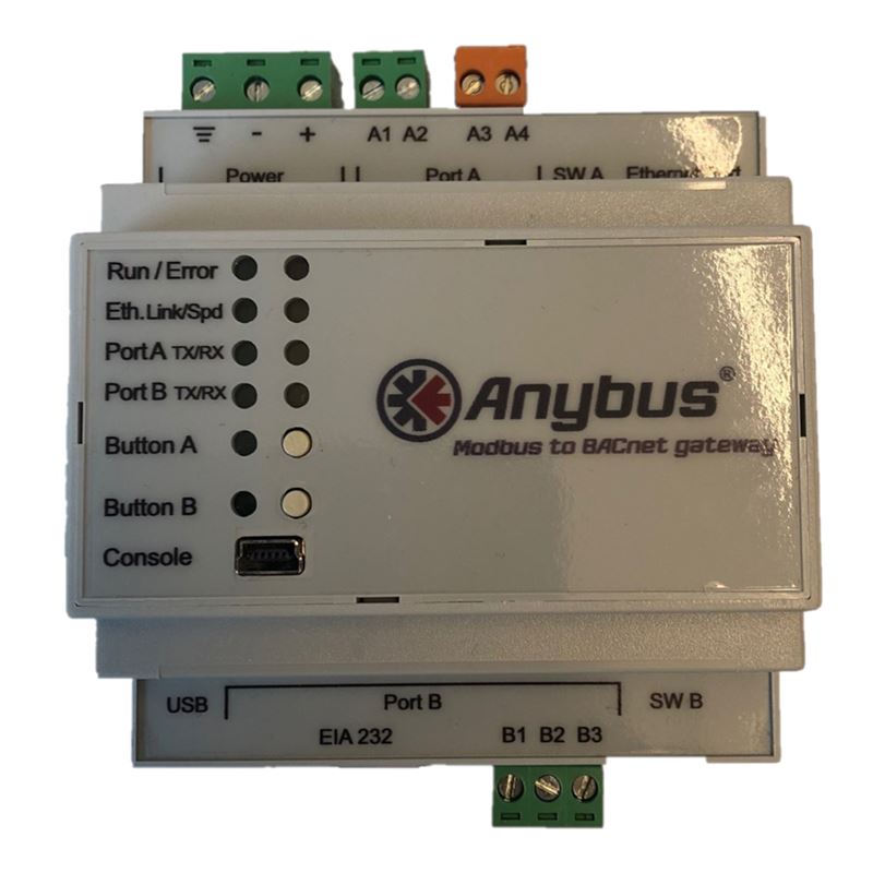 Anybus 250p TCP/IP til BacNet for ENRAD varmepumpe/kj&#248;lemaskin