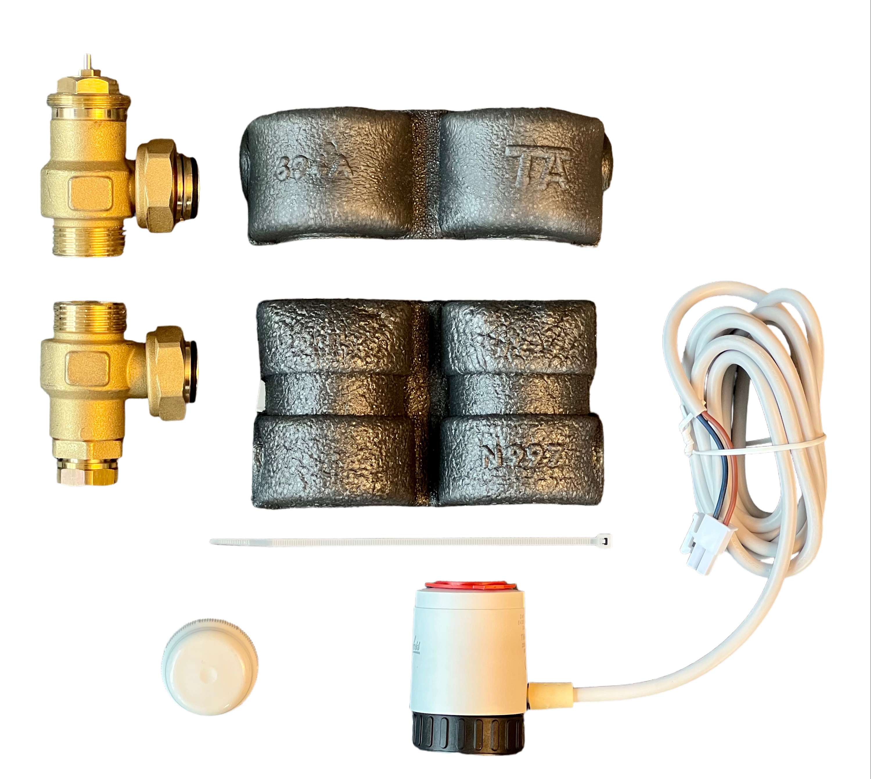 ELFORoom2 KV2, 2-veis ventilsett Av/På, for 2-rørsystem