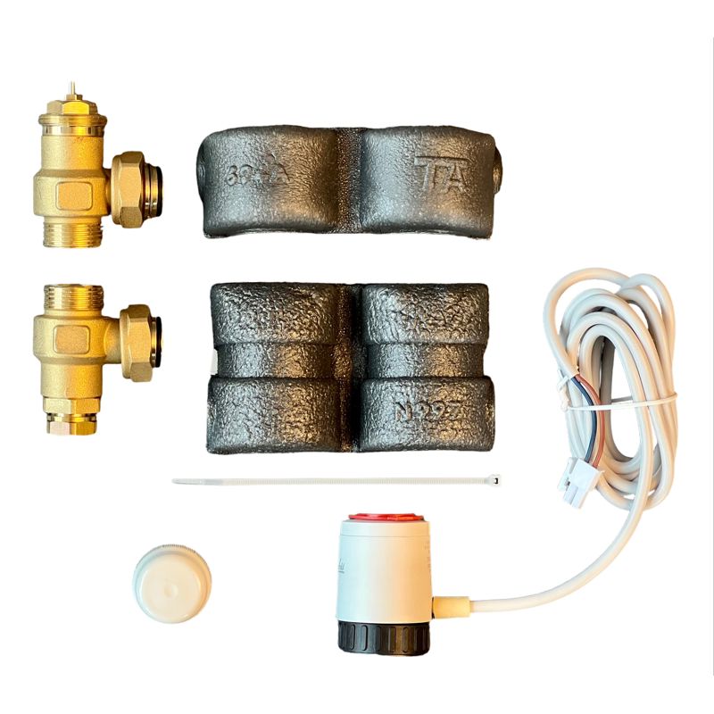 ELFORoom2 KV2, 2-veis ventilsett Av/På, for 2-rørsystem