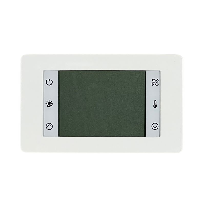 Clivet HID-T2/T3, LCD Veggtermostat, Av/På, 3-trinns viftehastighet og man. veksling sommer- og vint