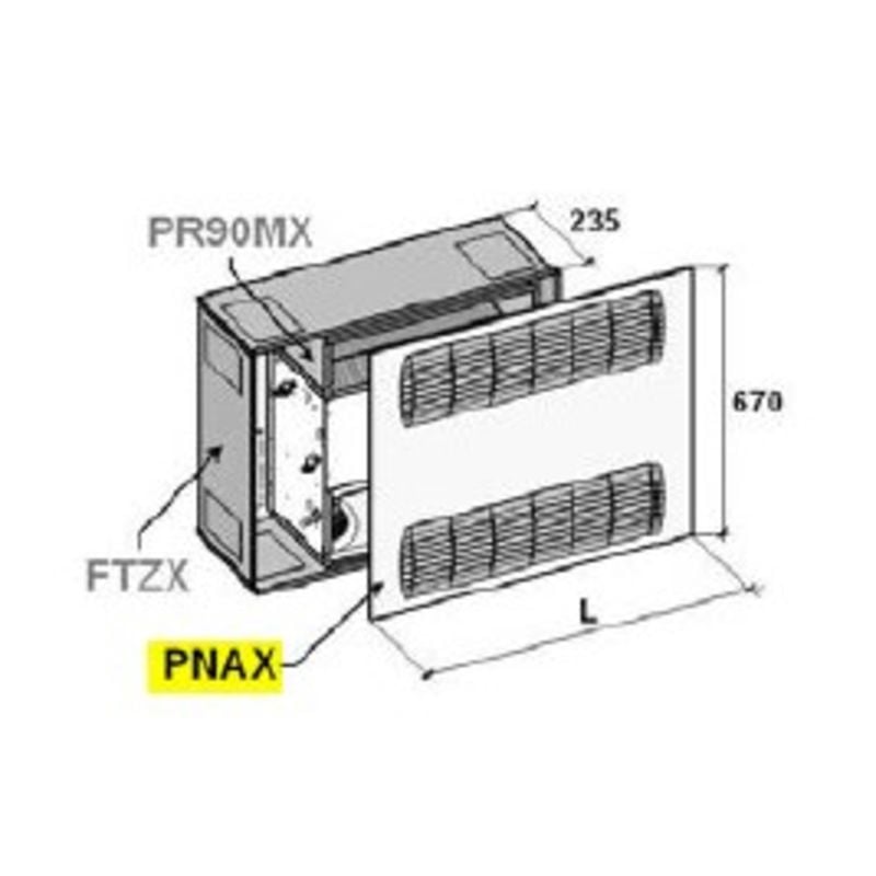 ElfoSpace PNAX lakkert frontdeksel for størrelse 011.0-015.0