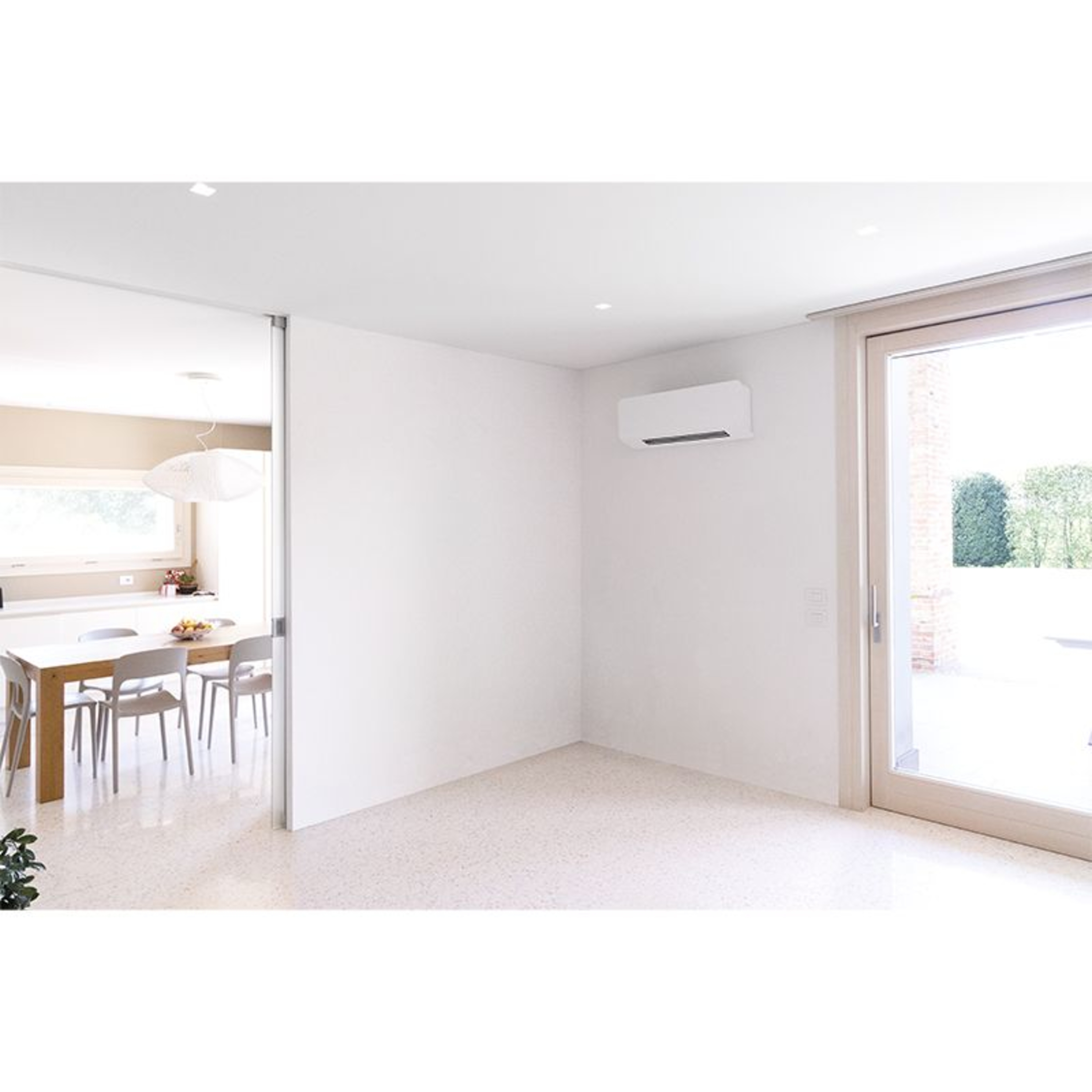 Galileo ECM 2-NC-2V viftekonvektor m/ 2-veisventil, hvit