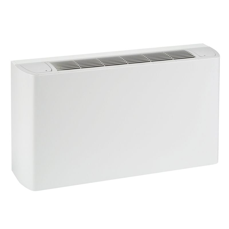 ACF 12 viftekonvektor, 2-rørs, vertikal utførelse, venstretilkobling, m/ integrert styrepanel, AC-mo