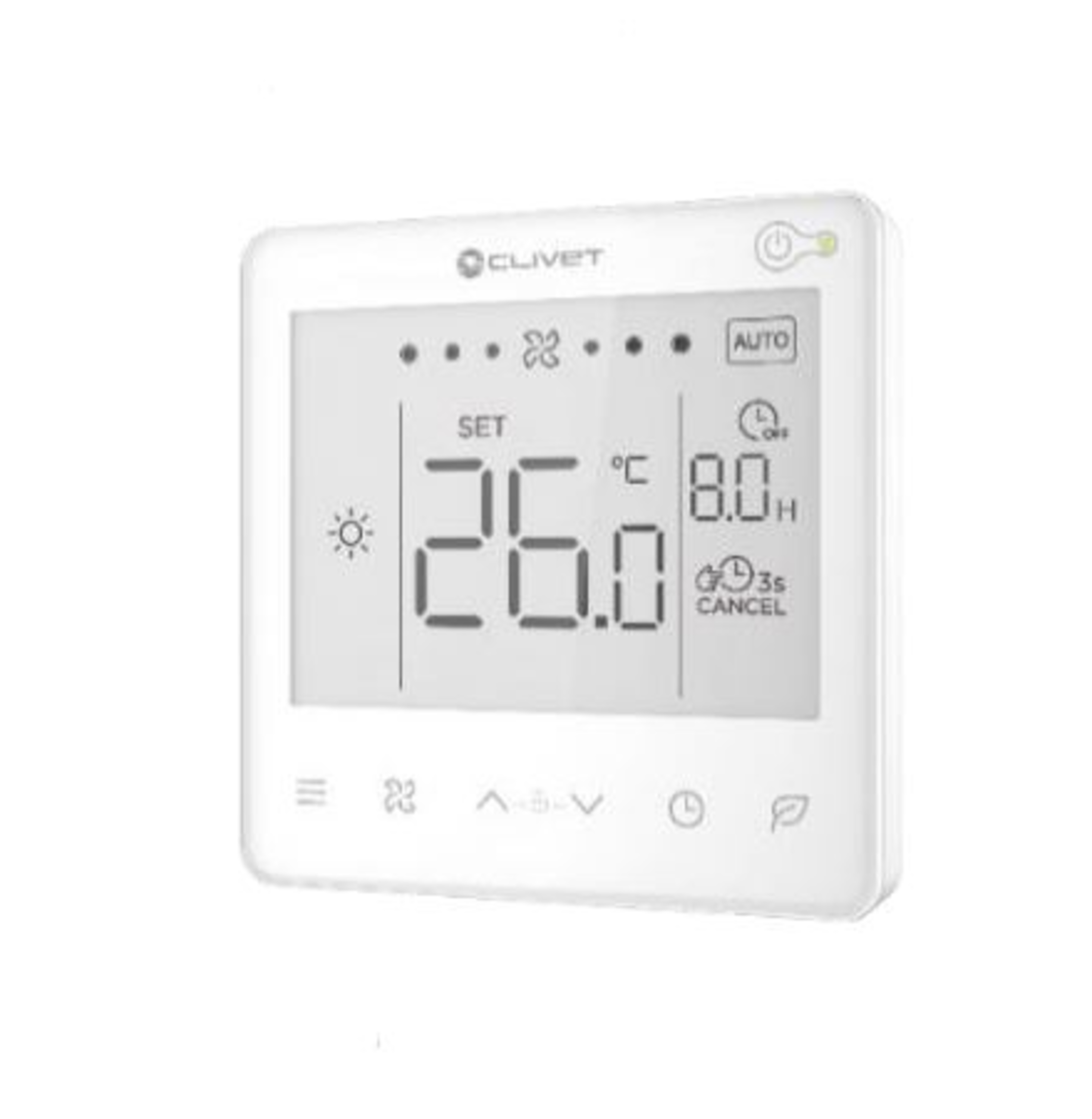 Styrepanel til Clivet Aura CFFAC, KJRP-86A