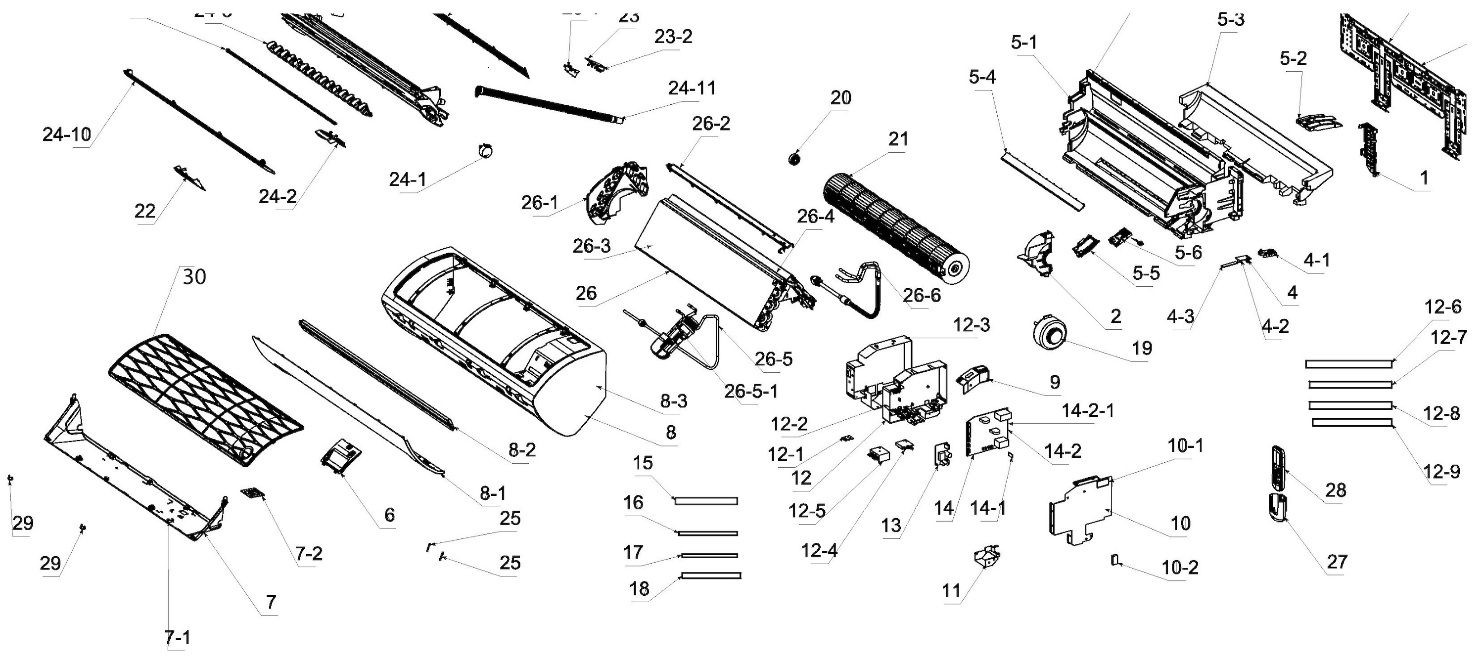 VRF AR 5000 045 innedel
