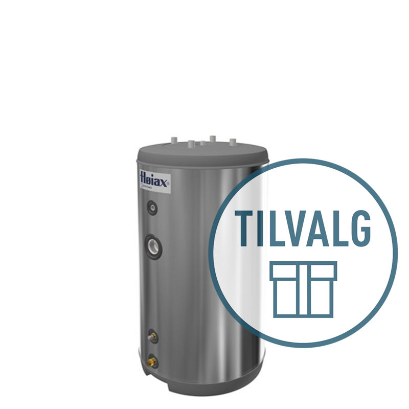 Tilvalgspakke akkumulatortank Høiax Titanium akku Eco 200 l, 3-rør med 9 kW el.kolbe