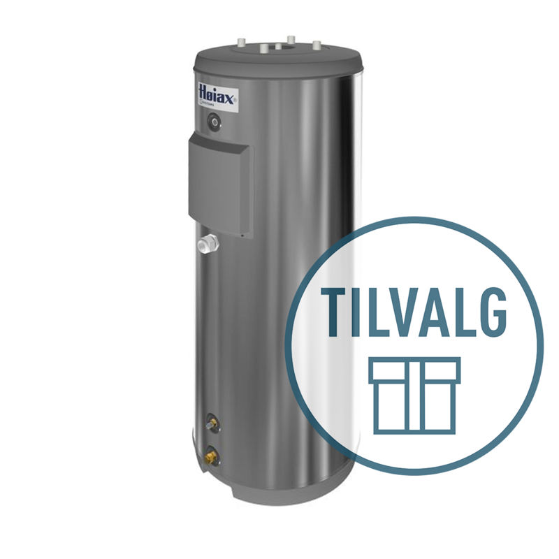 Tilvalgspakke akkumulatortank Høiax Titanium akku Eco 300 l, 3-rør med 3x5 kW el.kolbe