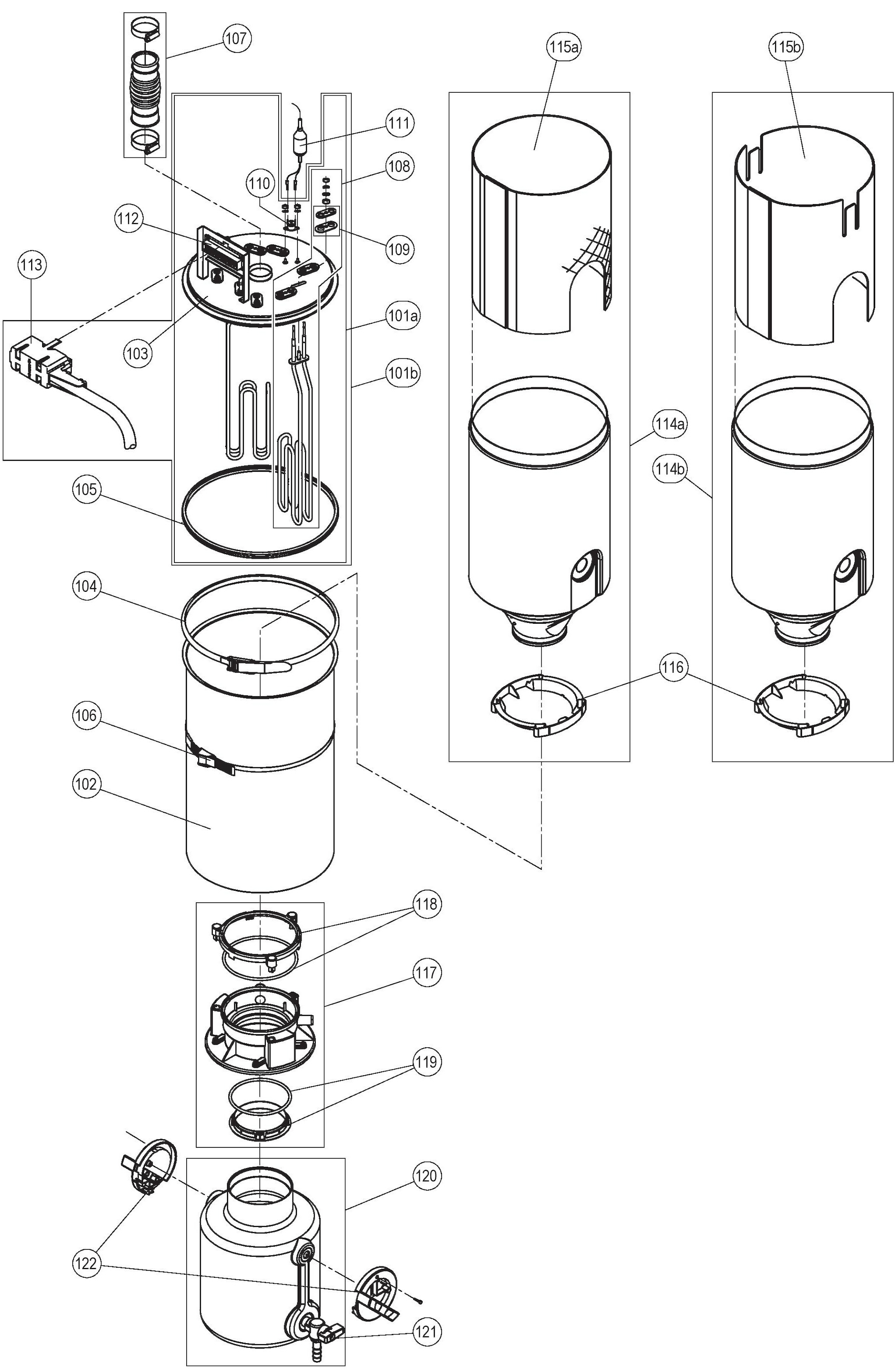 MK5 Process 16 dampbefukter, 3~ 400 V
